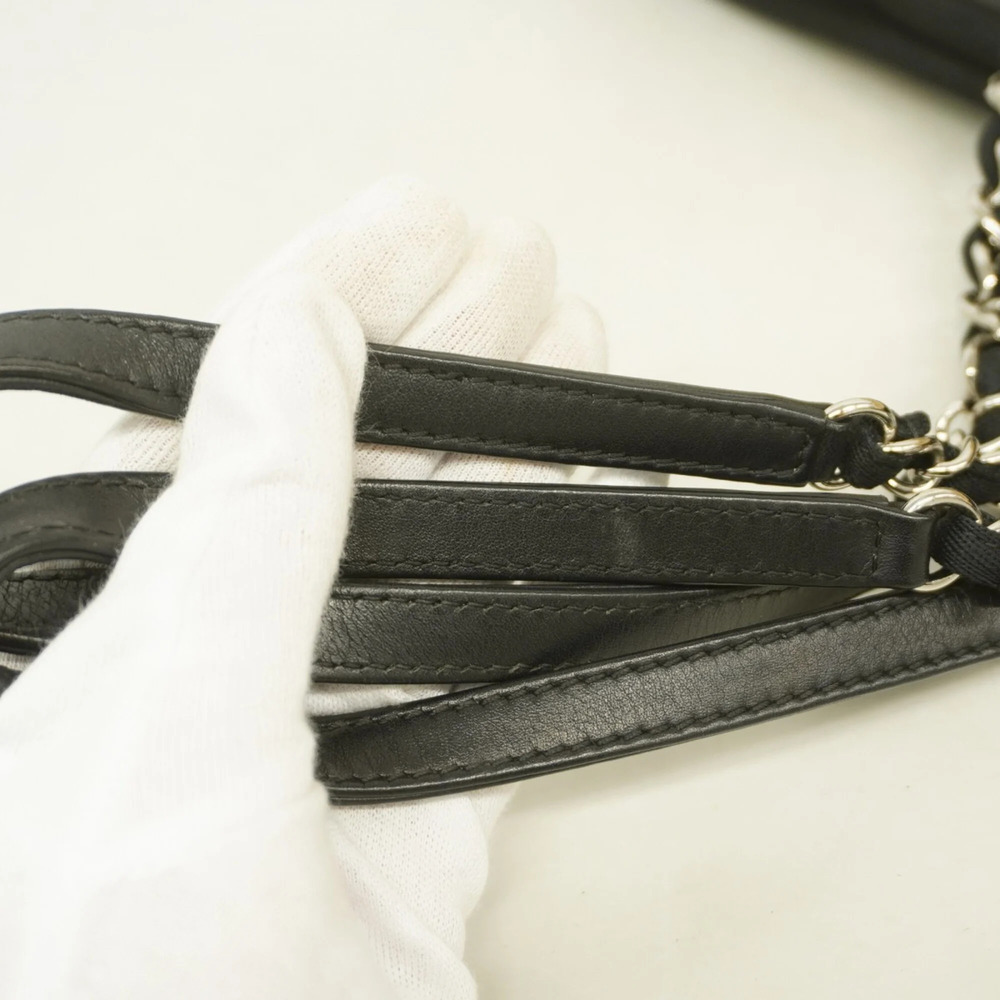 CHANEL Cream Canvas Deauville Tote Bag - Picture 8 of 9